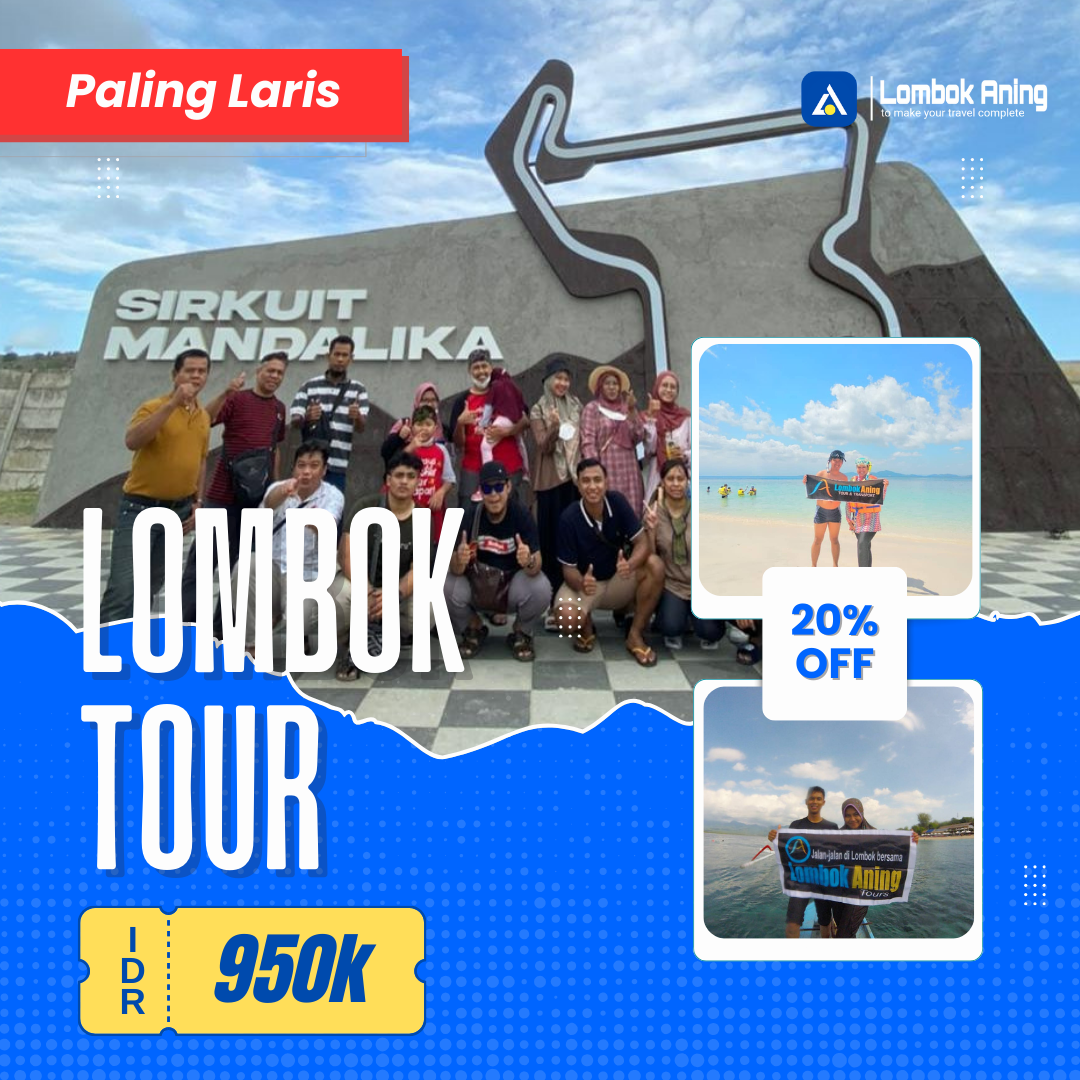 paket tour lombok 3 hari 2 malam